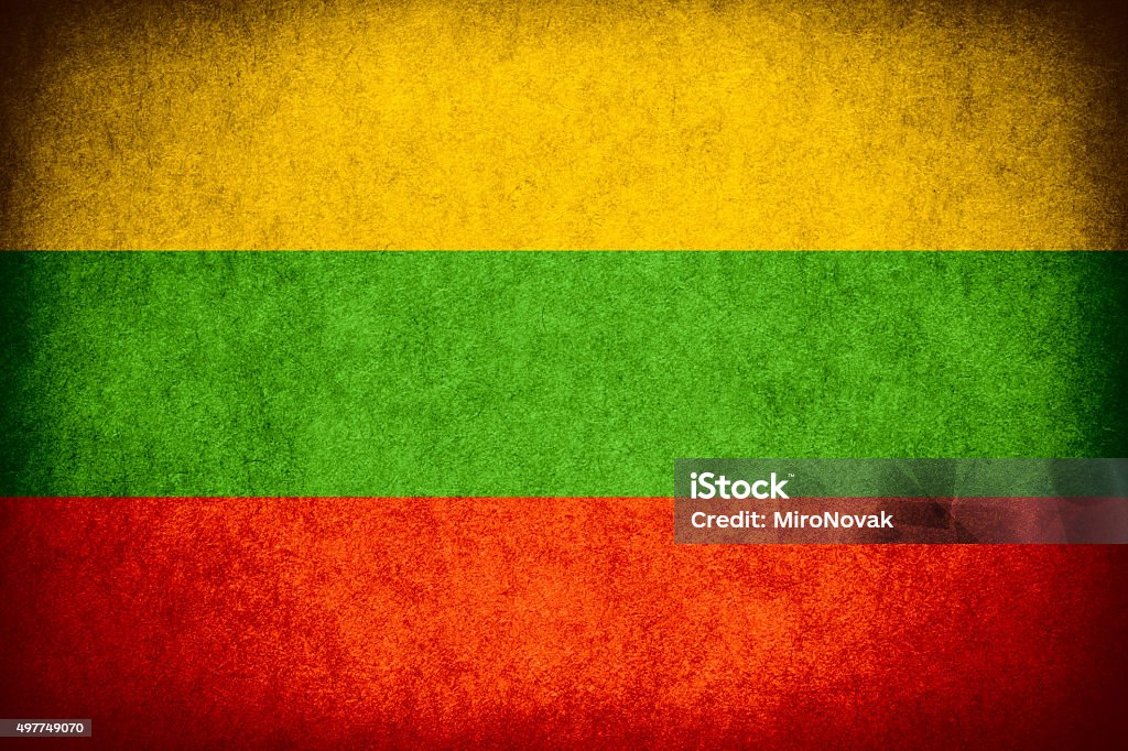 Bandeira da Lituânia - Foto de stock de 2015 royalty-free