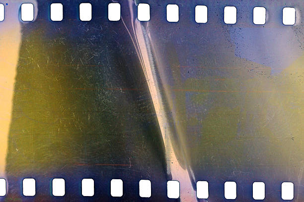 istock Old grunge filmstrip 497749556