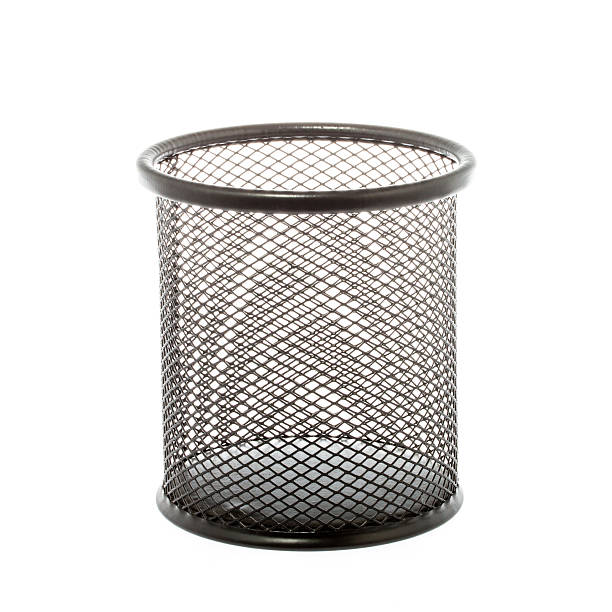 istock Empty pen and pencil holder. Isolated on white background 497750131