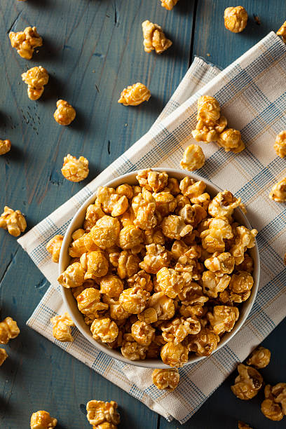istock Homemade Golden Caramel Popcorn 497750385