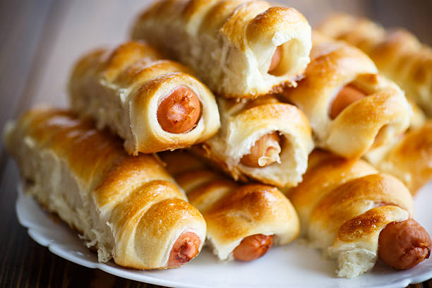 istock sausage baked in dough 497750982