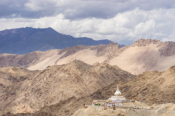 istock Santi stupa in the cloudy day, Leh, Ladakh 497751502
