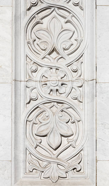 istock Marble carved ornament decoration detail 497753546