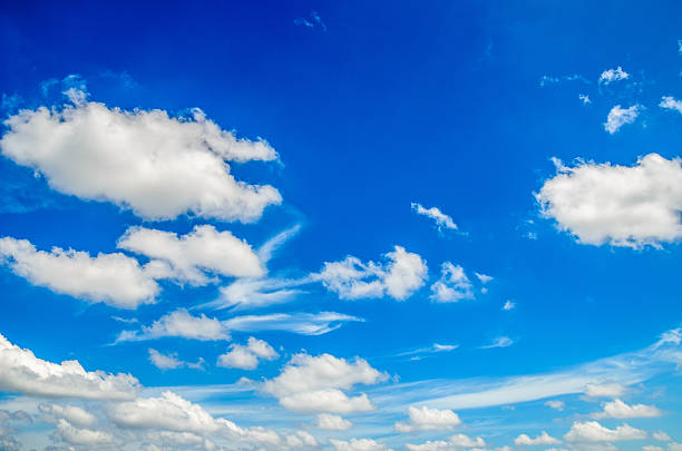 Sky and clouds stock photo