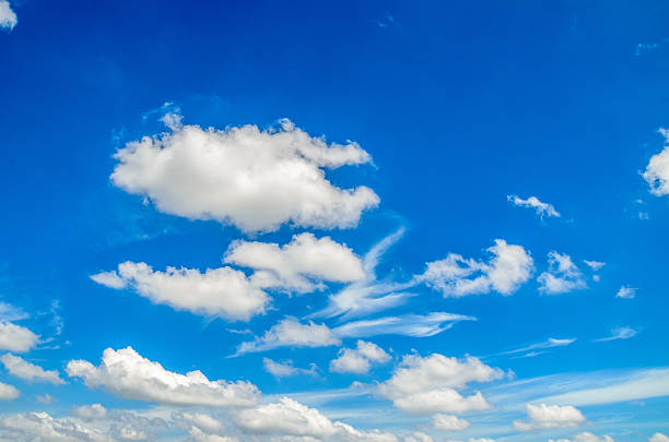 Sky and clouds stock photo