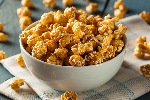 istock Homemade Golden Caramel Popcorn 497753901
