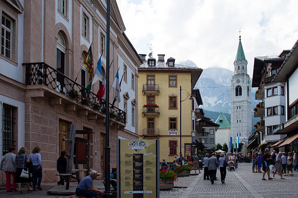 istock Street in Cortina d'Ampezzo 497755563