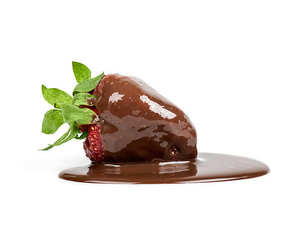 istock strawberry in chocolate isolated 497756277