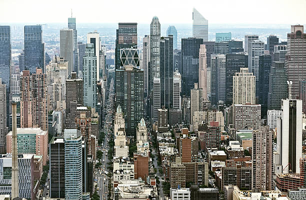 istock Arial view of New York City 497756997