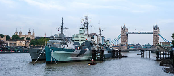 istock H.M.S. Belfast moored on the River Thames in London 497757415