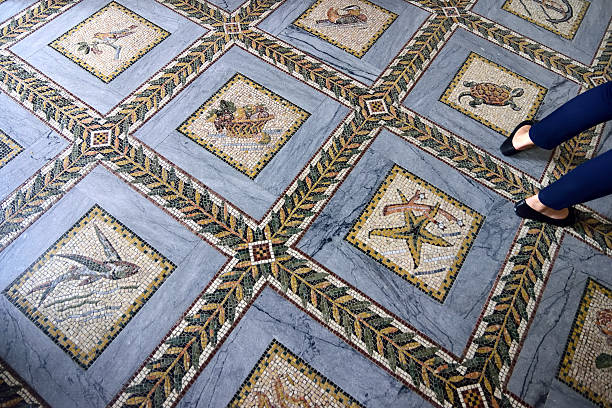 istock Visitation Church mosaic floor, Jerusalem 497781616