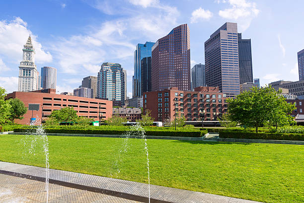 istock Boston North End Park and slkyline Massachusetts 497781988