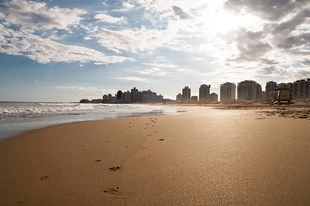 Photo of Lonley beach, Punta Del Este Uruguay