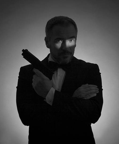 agente secreto homem - smoking issues - fotografias e filmes do acervo