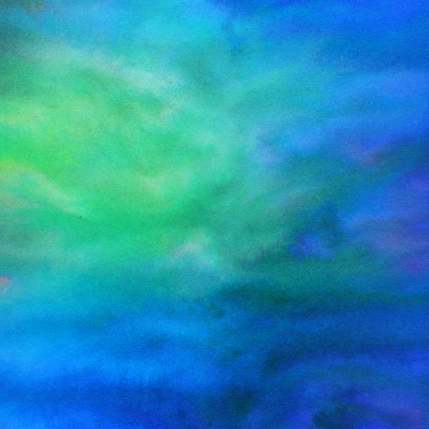 istock Blended texture of blue and green tones 497787510