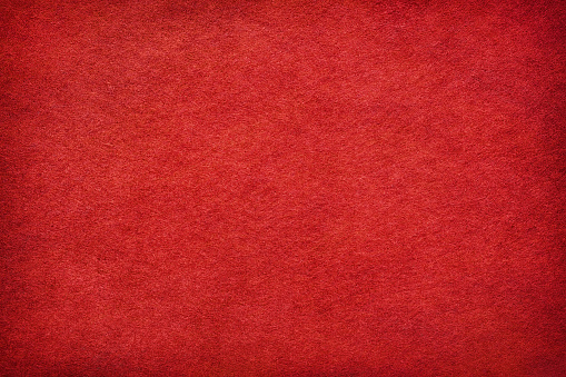 Abstract red background based on felt texture