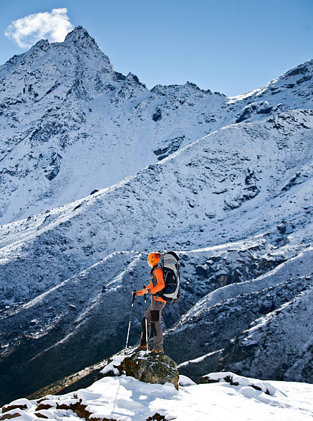 istock Hiking in Himalaya mountains 497791438