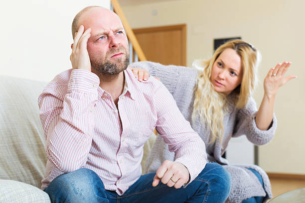 istock Woman consoling sad men 497791638