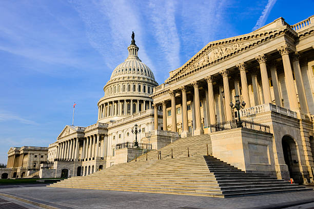 xxxl ：上院棟の united states capitol building ます。 - xxxl flag ストックフォトと画像