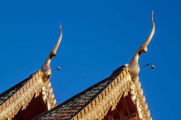 istock Top roof of Thai Temple 497794783