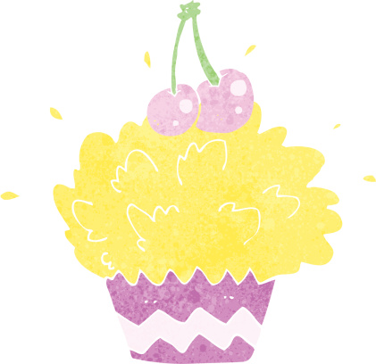 Cartoon Cake Exploding Cartoon Exploding Cupcake Stock Illustration - Download Image Now ...