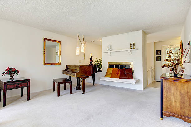 istock House interior. Room with anitque piano 497796757