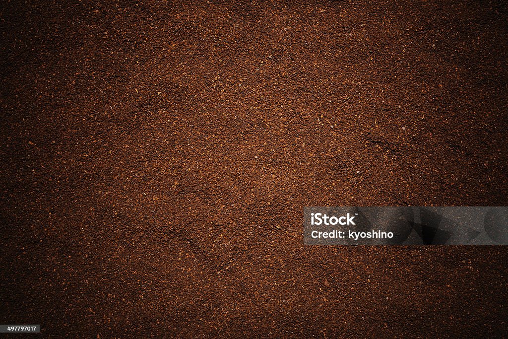 挽い��たコーヒー豆テクスチャ背景 - 挽いたコーヒーのロイヤリティフリーストックフォト