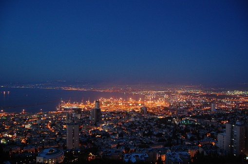 Haifa at night