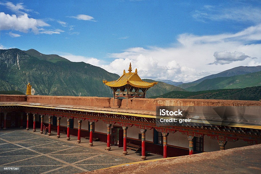 Tibet-Kloster in Xiancheng, China - Lizenzfrei Architektur Stock-Foto