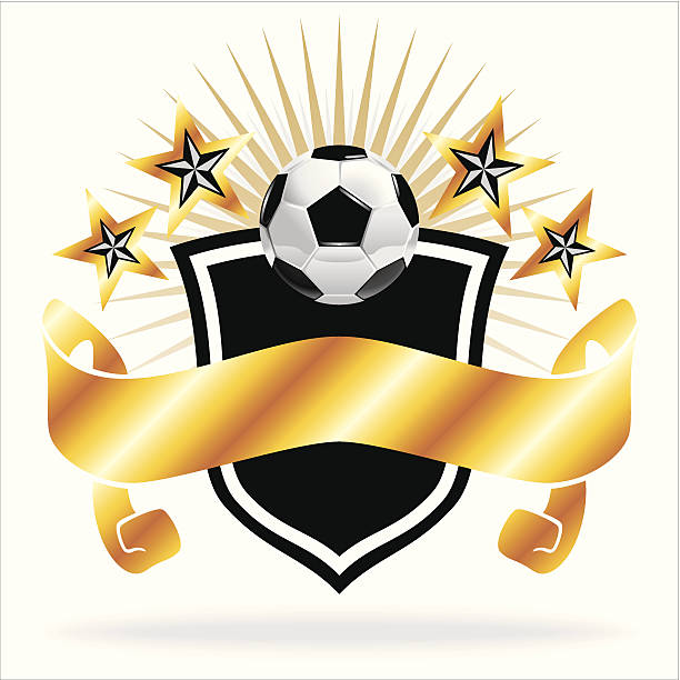 istock Football - Soccer Ball Banner Crest 497799635