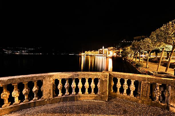 Bellagio by night stock photo