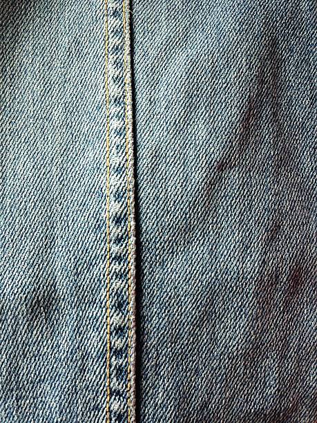 Blue jean fabric texture background stock photo