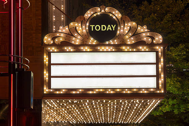 istock Marquee Lights at Broadway Theater Exterior 497805770