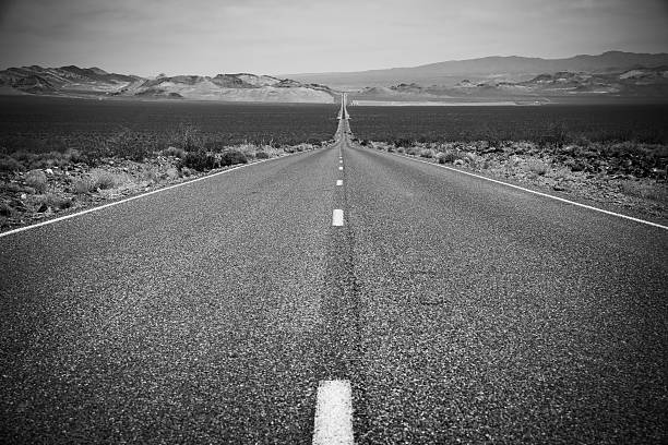 istock California to Nevada Desert Road 497805866