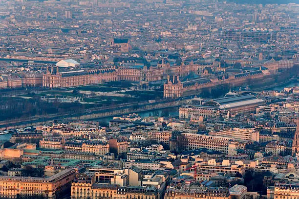 Picture taken from the Eiffel Tower.