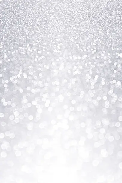 Photo of Silver Shiny Ice Sparkle Party Invite Background