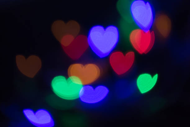 istock Heart bokeh background. Valentine's day background 497810364
