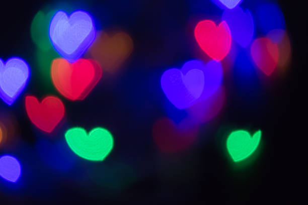 istock Heart bokeh background. Valentine's day background 497810468
