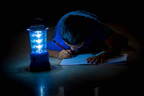 istock school kids doing homework with our LED light 497811958