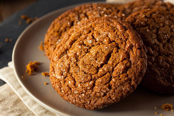 istock Warm Homemade Gingersnap Cookies 497812204