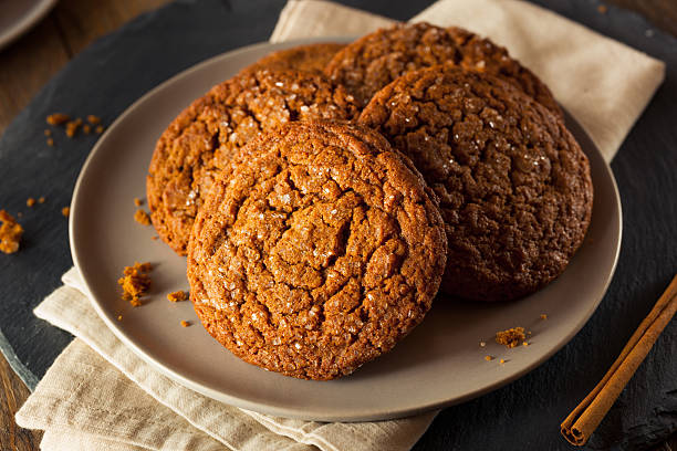 istock Warm Homemade Gingersnap Cookies 497812250
