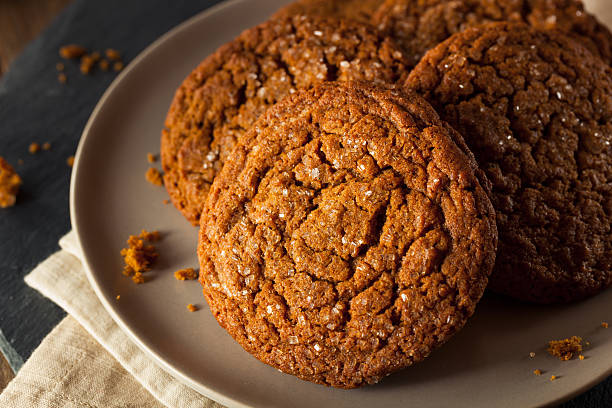 istock Warm Homemade Gingersnap Cookies 497812306