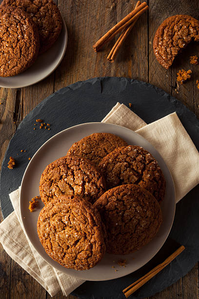 istock Warm Homemade Gingersnap Cookies 497812502