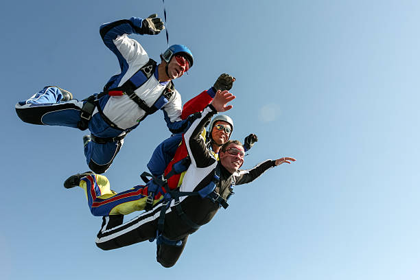 istock Skydiving photo. Tandem. 497812938