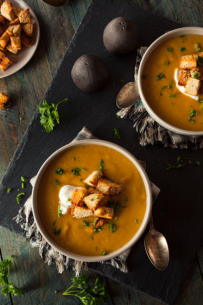 istock Homemade Hot Butternut Squash Soup 497813128