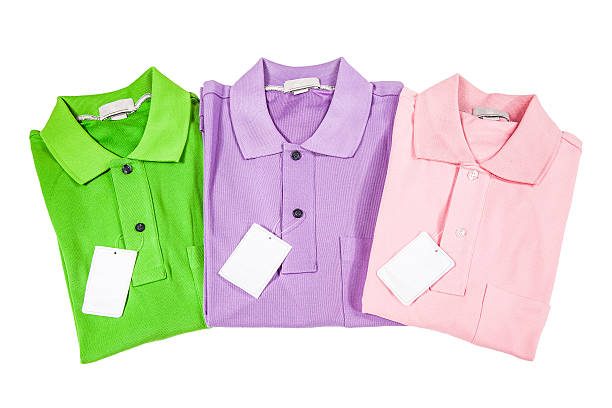 istock Polo Shirts isolated on white 497814224