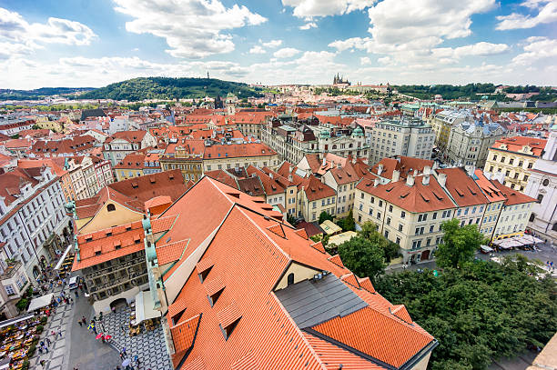 istock Aerial view in Saint Vitus Cathedral, Prague 497816398
