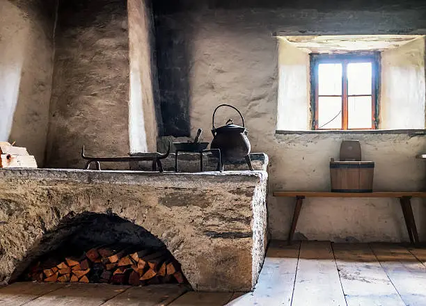 Photo of old kitchen