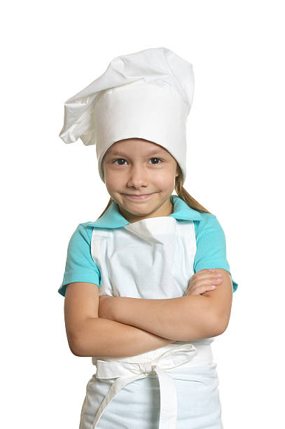istock Kitchen girl with crossed arms 497826136