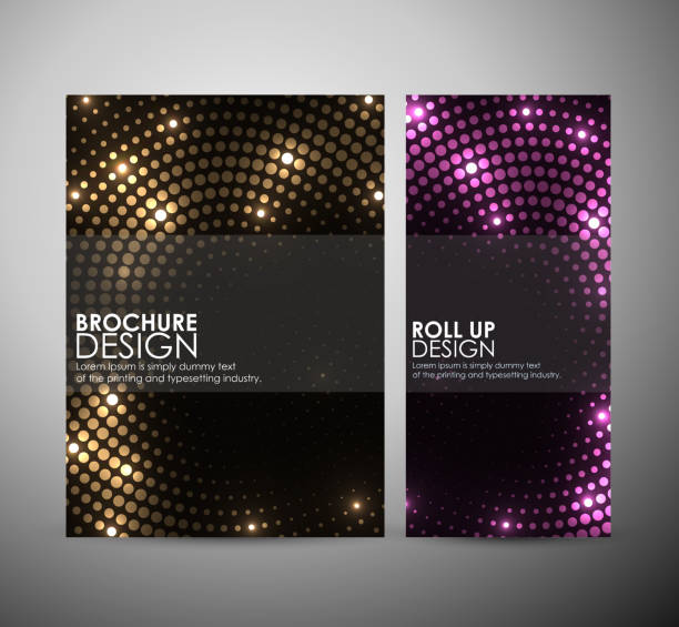 illustrations, cliparts, dessins animés et icônes de abstrait des cercles fond brochure business design template ou accessible en fauteuil roulant. - billboard posting flash